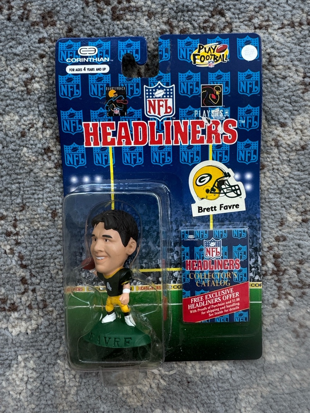 Corinthian NFL 1996 BRETT FAVRE Headliners Figure Green Bay Packers